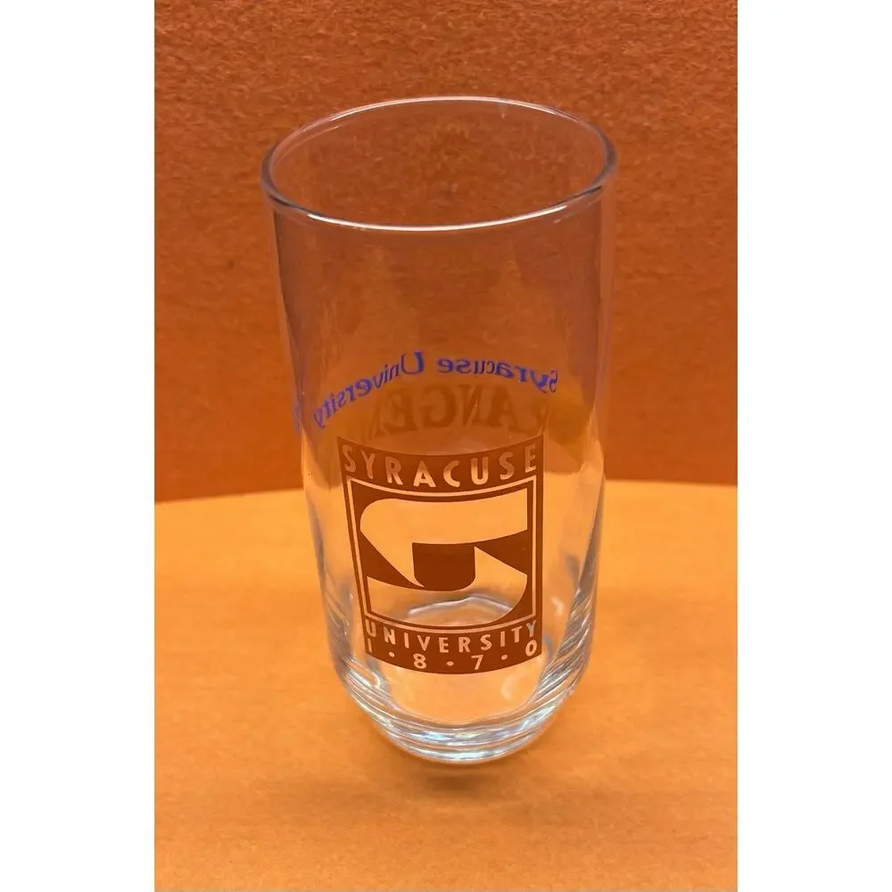 Vintage Syracuse University Orangemen Glass No Chips Or Cracks‎